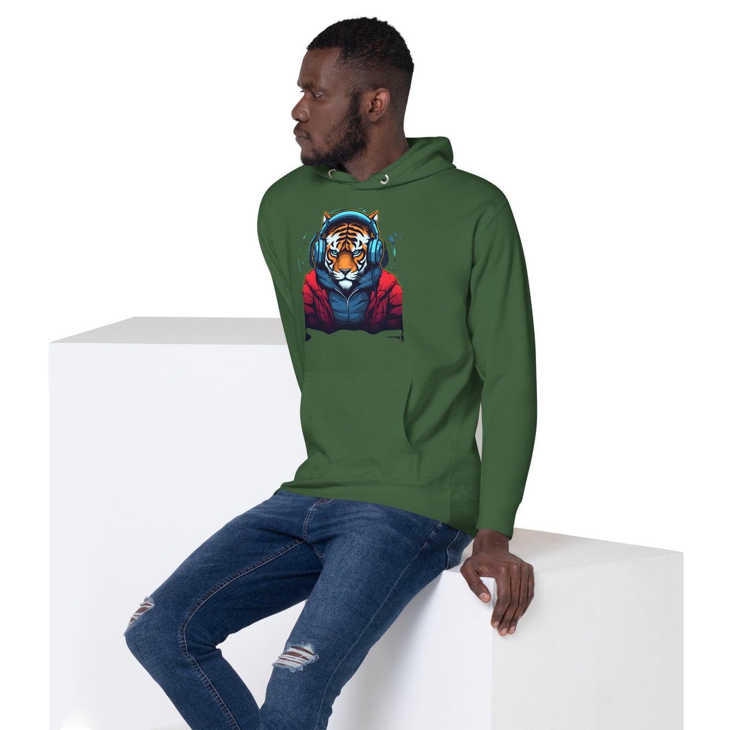 Unisex Urban Tiger Hoodie