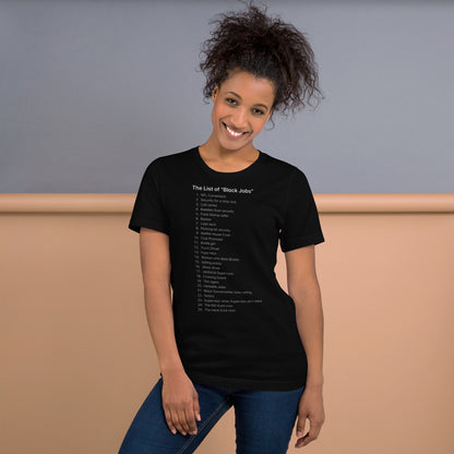 HME Black Jobs Unisex t-shirt
