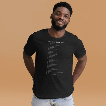 HME Black Jobs Unisex t-shirt