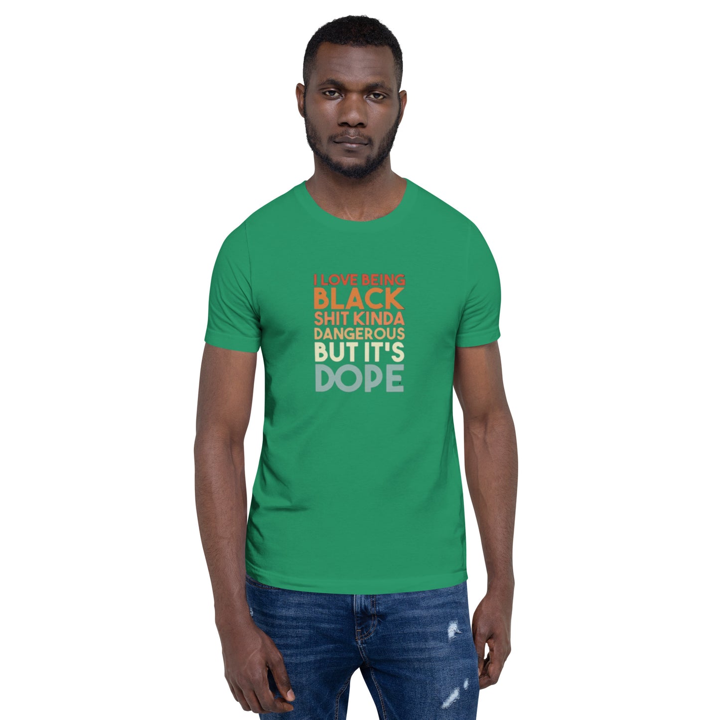 The Motivation Collection Being Black Unisex t-shirt