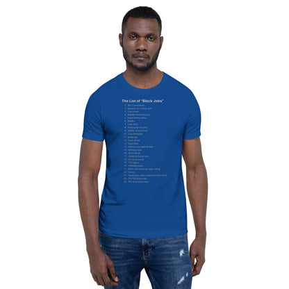 HME Black Jobs Unisex t-shirt