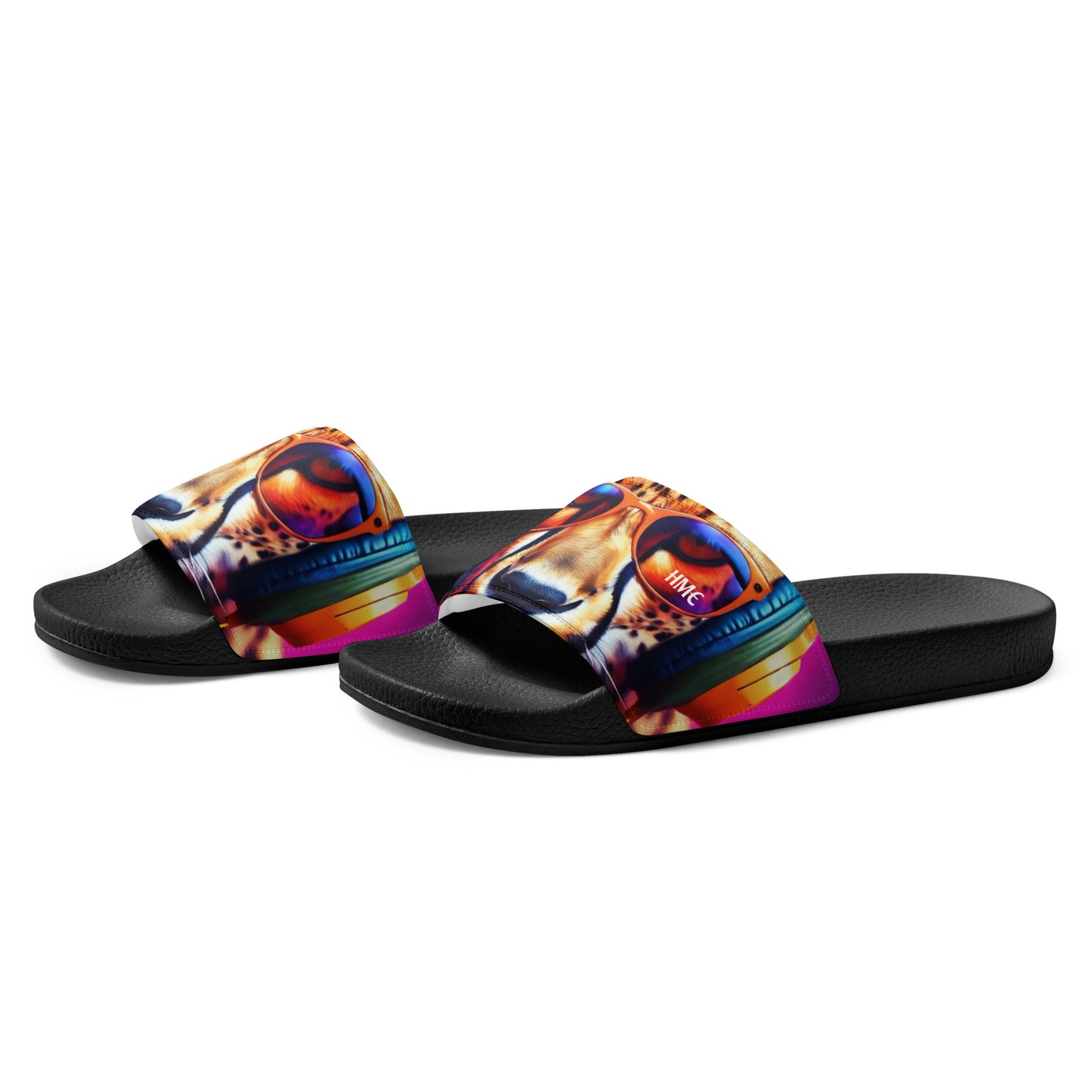 The Urban Cheetah Collection Women's slides